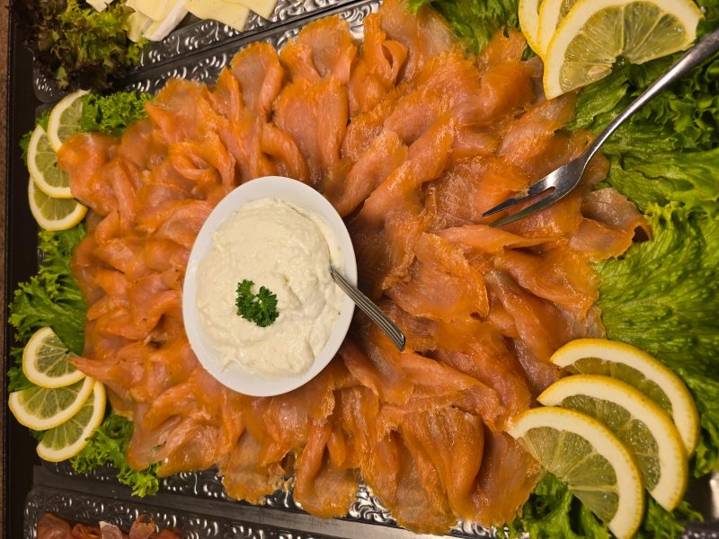 Räucherlachs-Platte