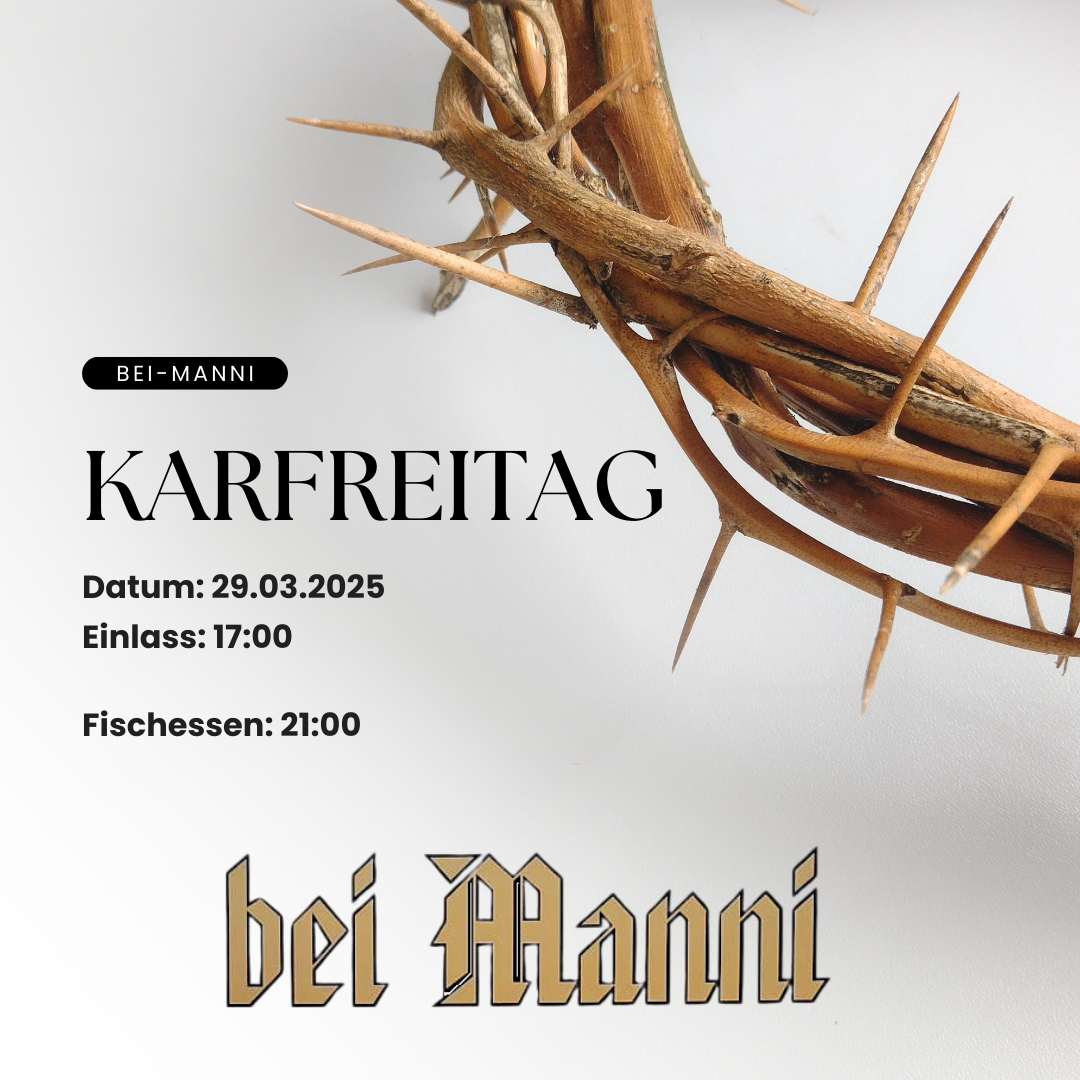 Karfreitag – Fischessen